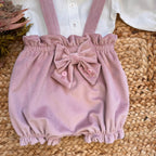 camicia bianca neonata con colletto e bottoncini