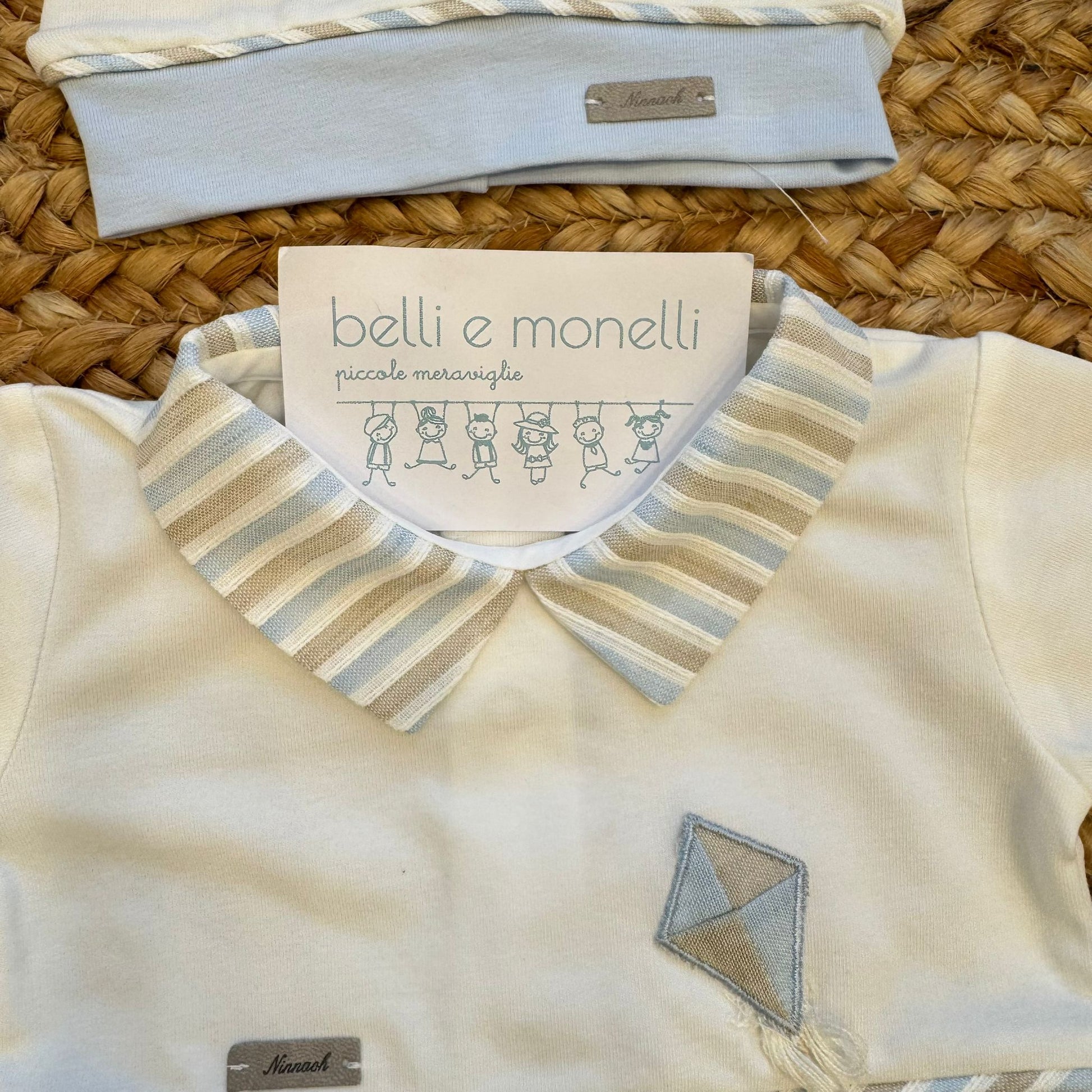 cappellino neonato cotone coordinato