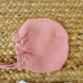 Cappellino rosa lavorato coordinato
