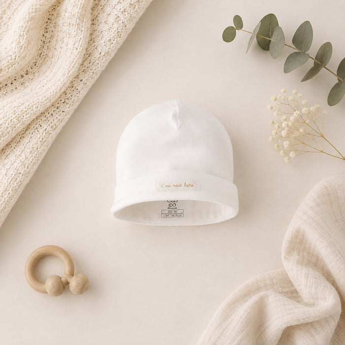 Cappellino neonato unisex in caldo cotone