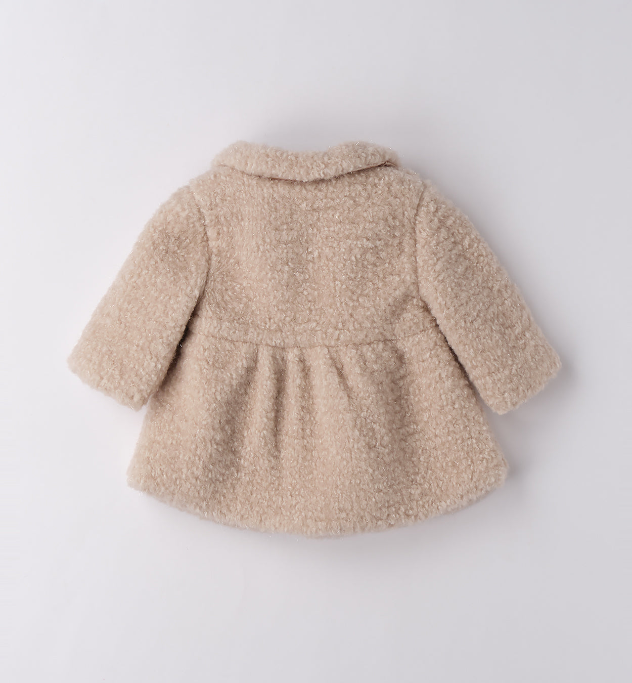 cappottino neonata caldo cotone beige retro