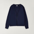 Cardigan bambino blu iDO con scollo a V e bottoni – completo bambino 3 pezzi
