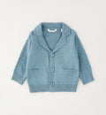 Cardigan bimbo azzurro elegante in cotone