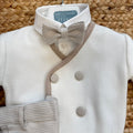 dettaglio cardigan elegante bimbo bottoni rivestiti
