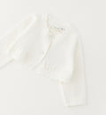 Cardigan neonata bianco vista retro