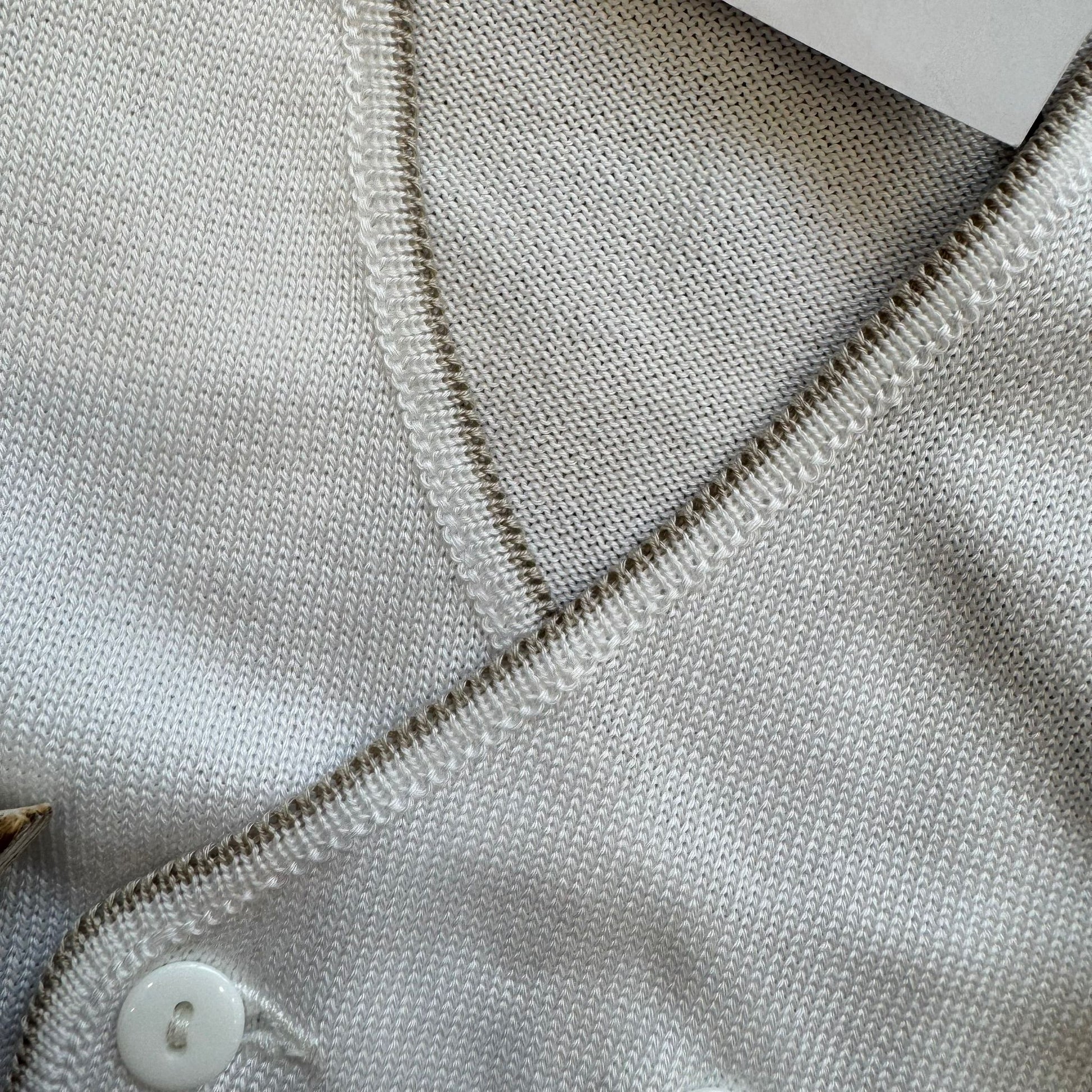 cardigan neonato cerimonia bianco doppiopetto