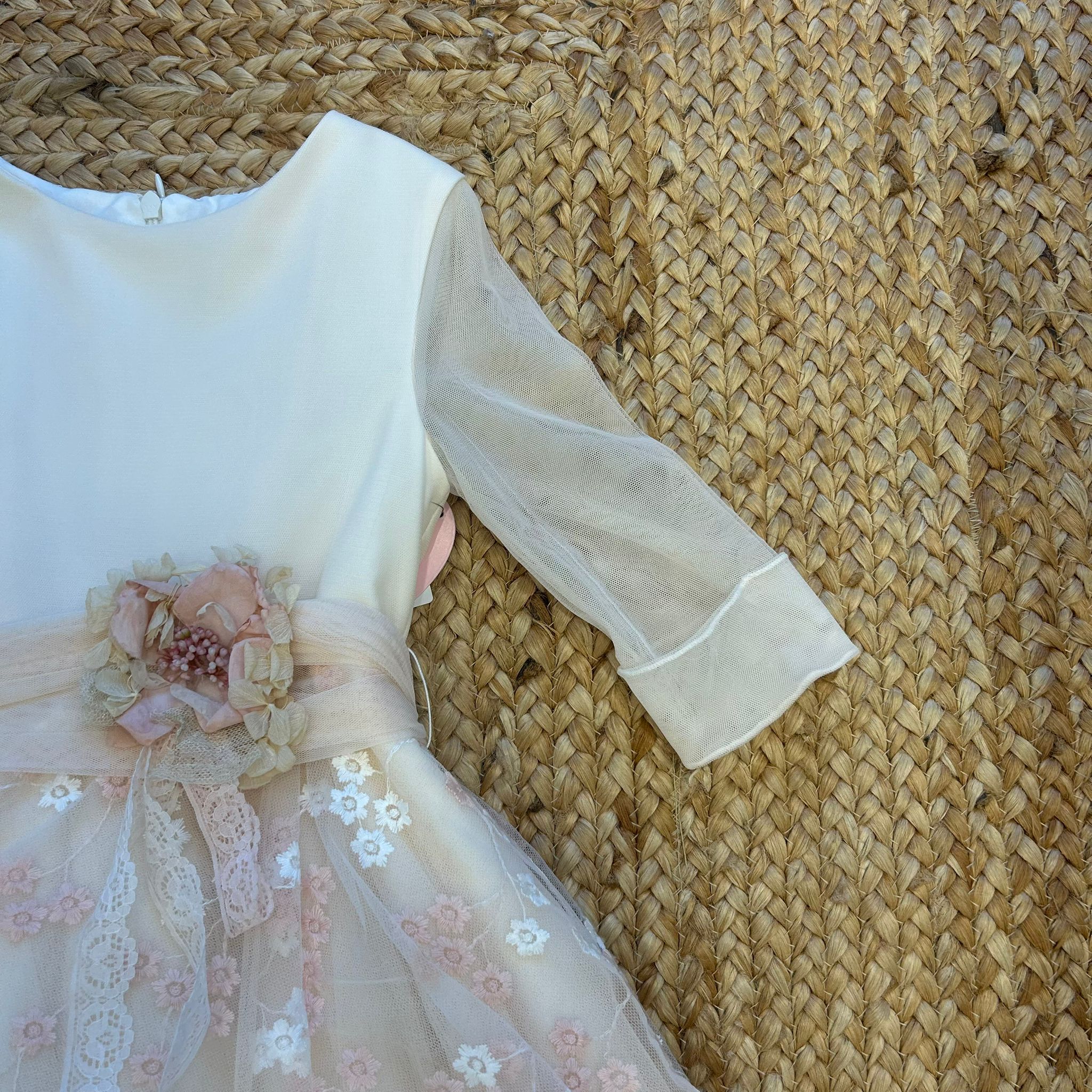 ABITO TULLE A FIORI