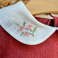 Completo bimba con maglia in cashmere e lana merino e pantalone panna a coste