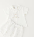 completo neonata con maglia e pantaloncino