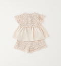 completo bambina elegante pantaloncino coordinato