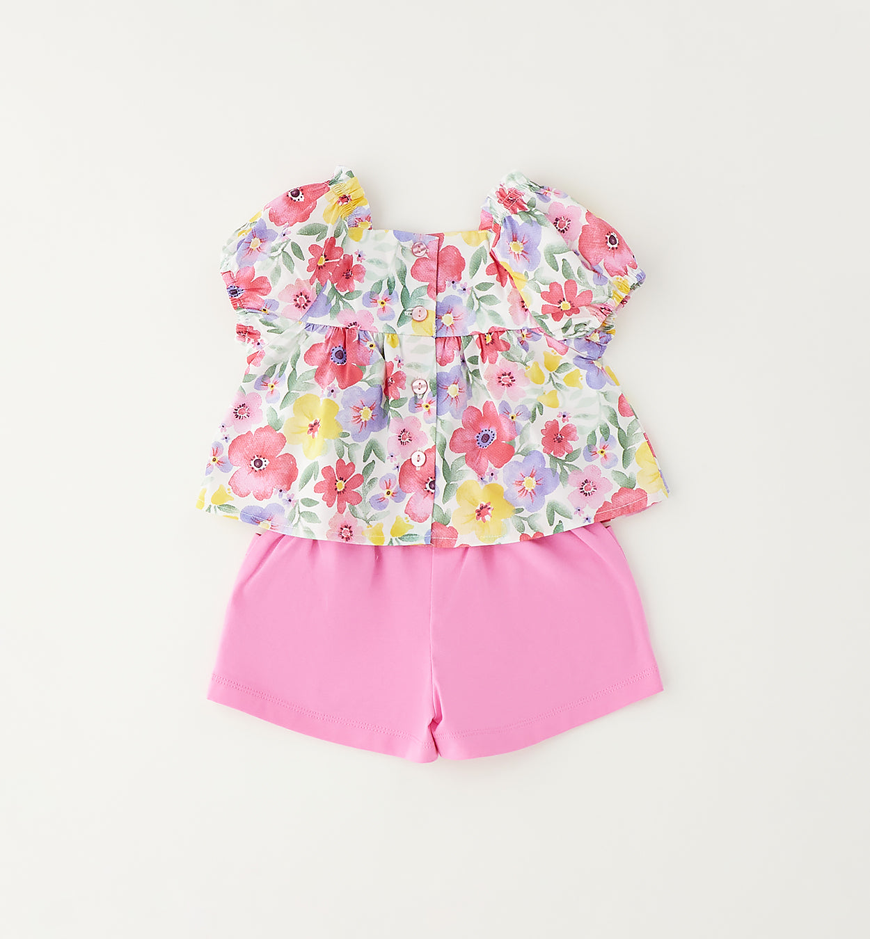 Retro completo estivo bimba con blusa floreale