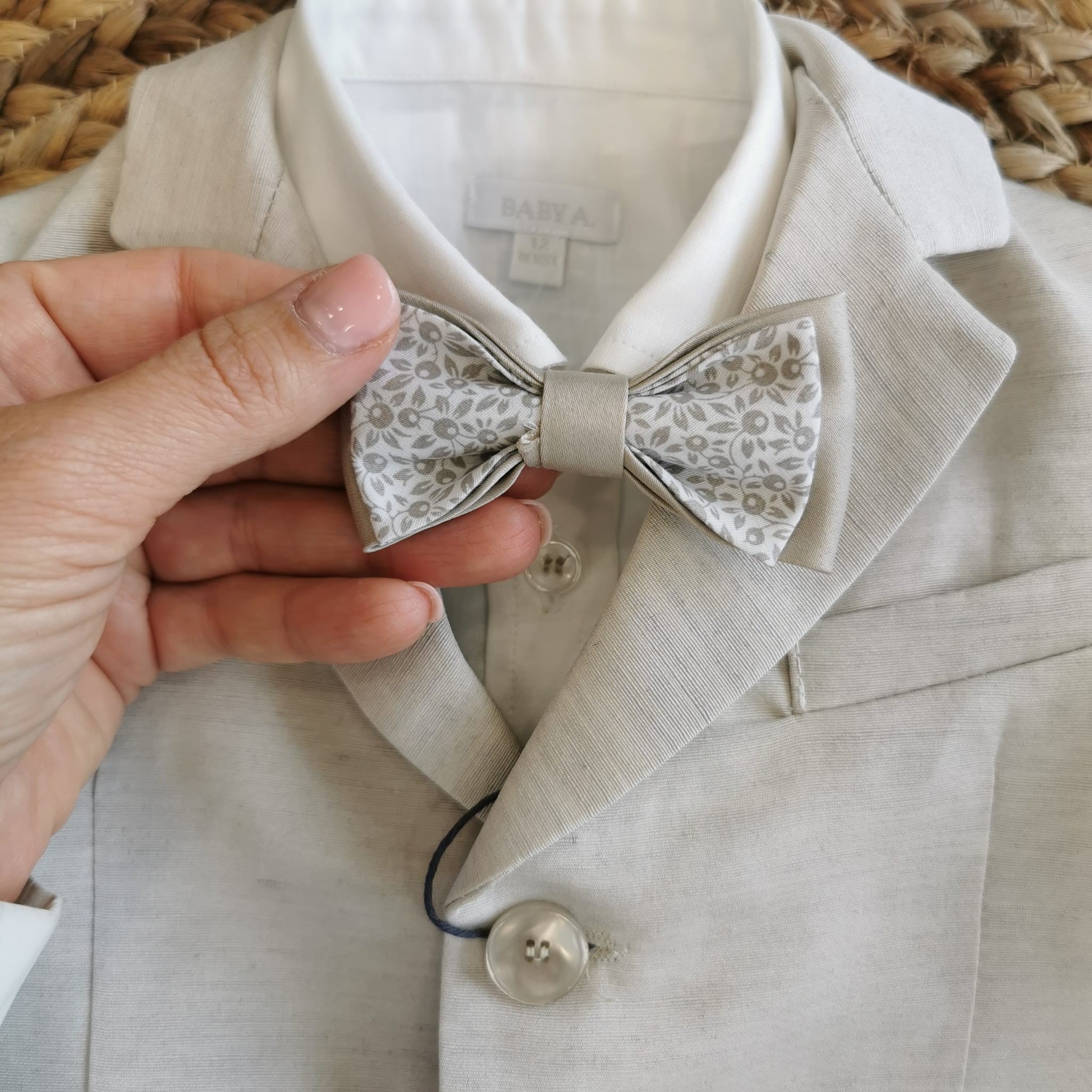 Completo Elegante Da Battesimo