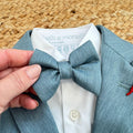 completo paggetto bambino verde salvia elegante