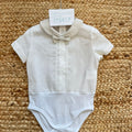 completo cerimonia neonato maschio elegante battesimo