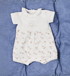 Completo nascita neonato unisex iDO con orsetto ricamato