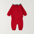 completo neonata con felpa e pantaloni