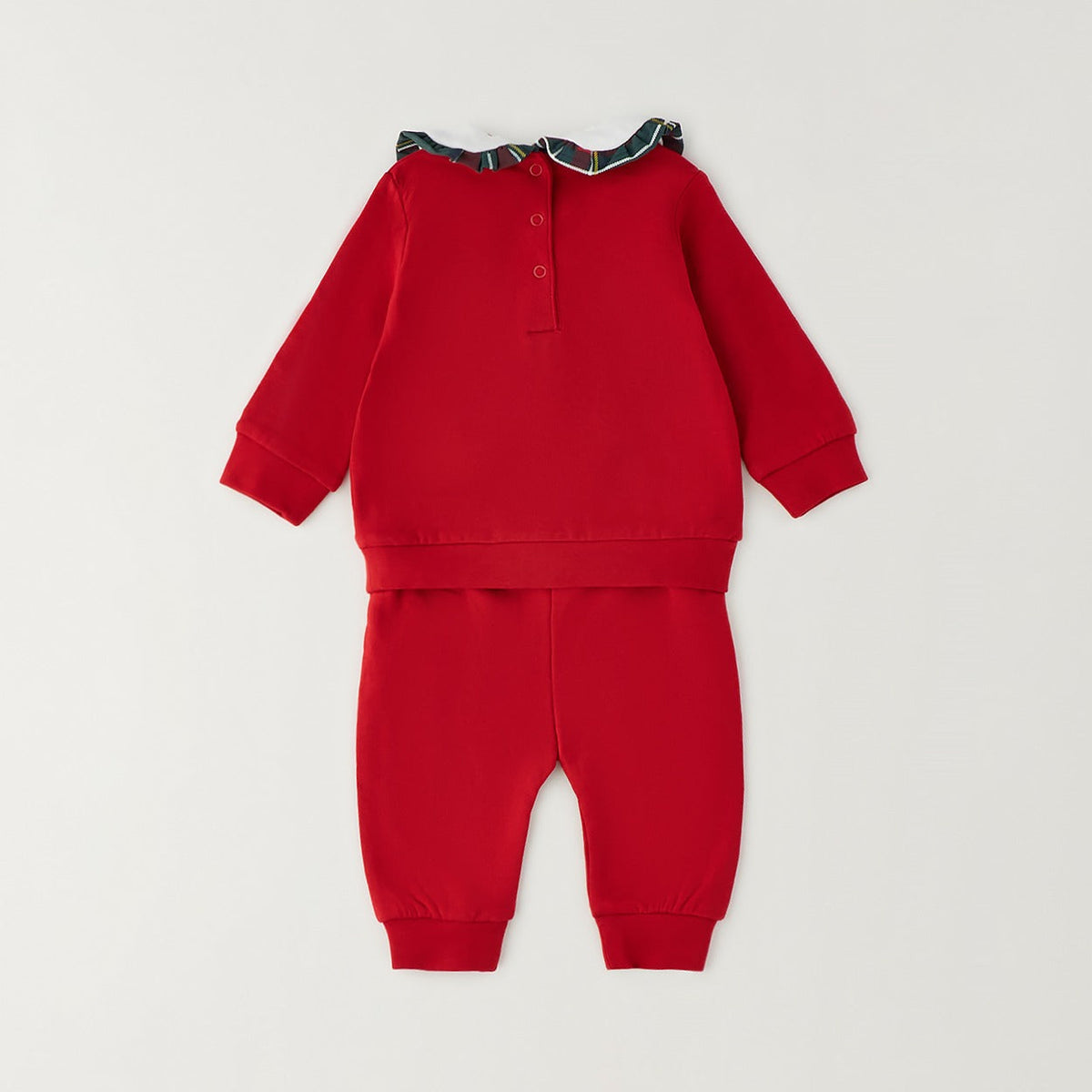 completo neonata con felpa e pantaloni