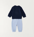 completo neonato cotone due pezzi retro