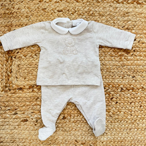 completo neonato unisex cotone con ghettina