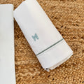 completo uscita clinica bambina con ghettina verde salvia