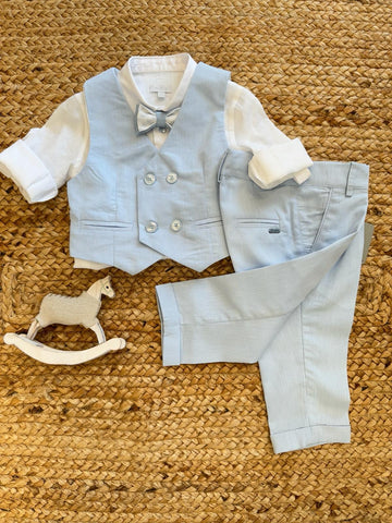 Gilet, Camicia, Papillon, Pantaloni