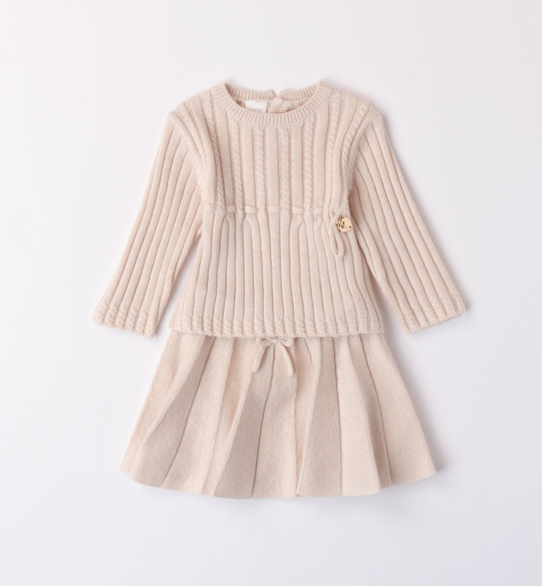 Completo bimba con gonna, set bimba 3-7 anni, abbigliamento bambina Minibanda, coordinato bimba con gonna, outfit elegante bimba, completo gonna estivo, abbigliamento bimba alla moda, completo bimba in cotone, vestitino bimba con gonna, belli e monelli