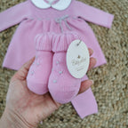 Coordinato PUNTO SMOCK ORCHIDEA