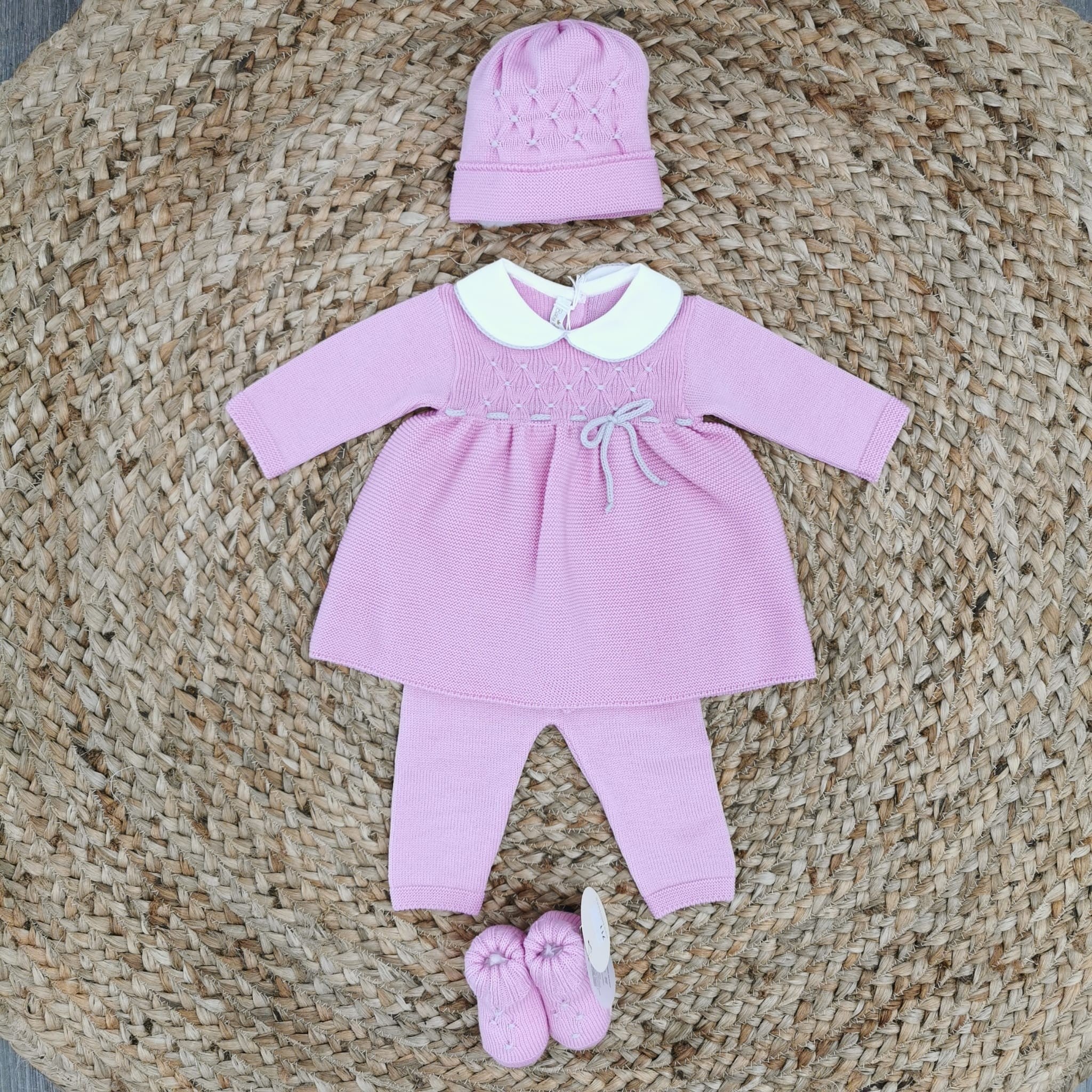 Coordinato PUNTO SMOCK ORCHIDEA