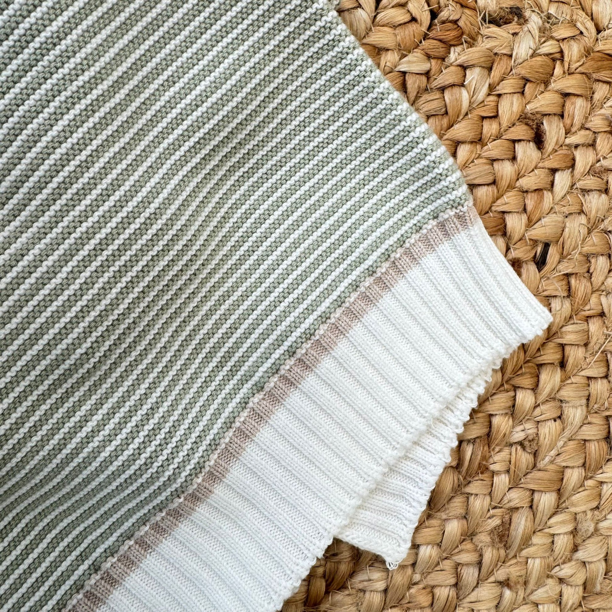 copertina neonato cotone con orsetto applicato