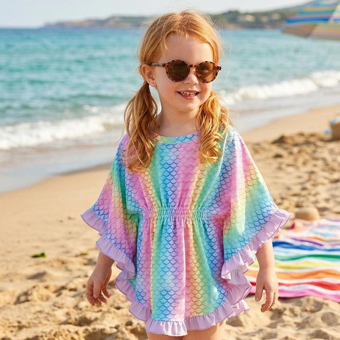 copricostume bambina elegante leggero estivo mare