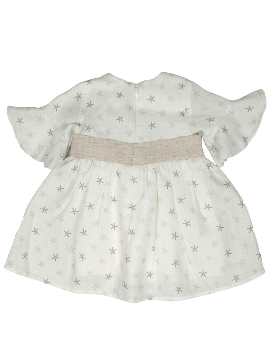 Abito in lino con stelline