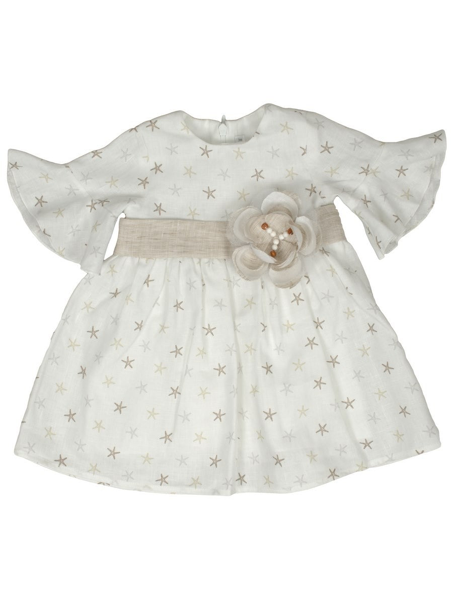Abito in lino con stelline