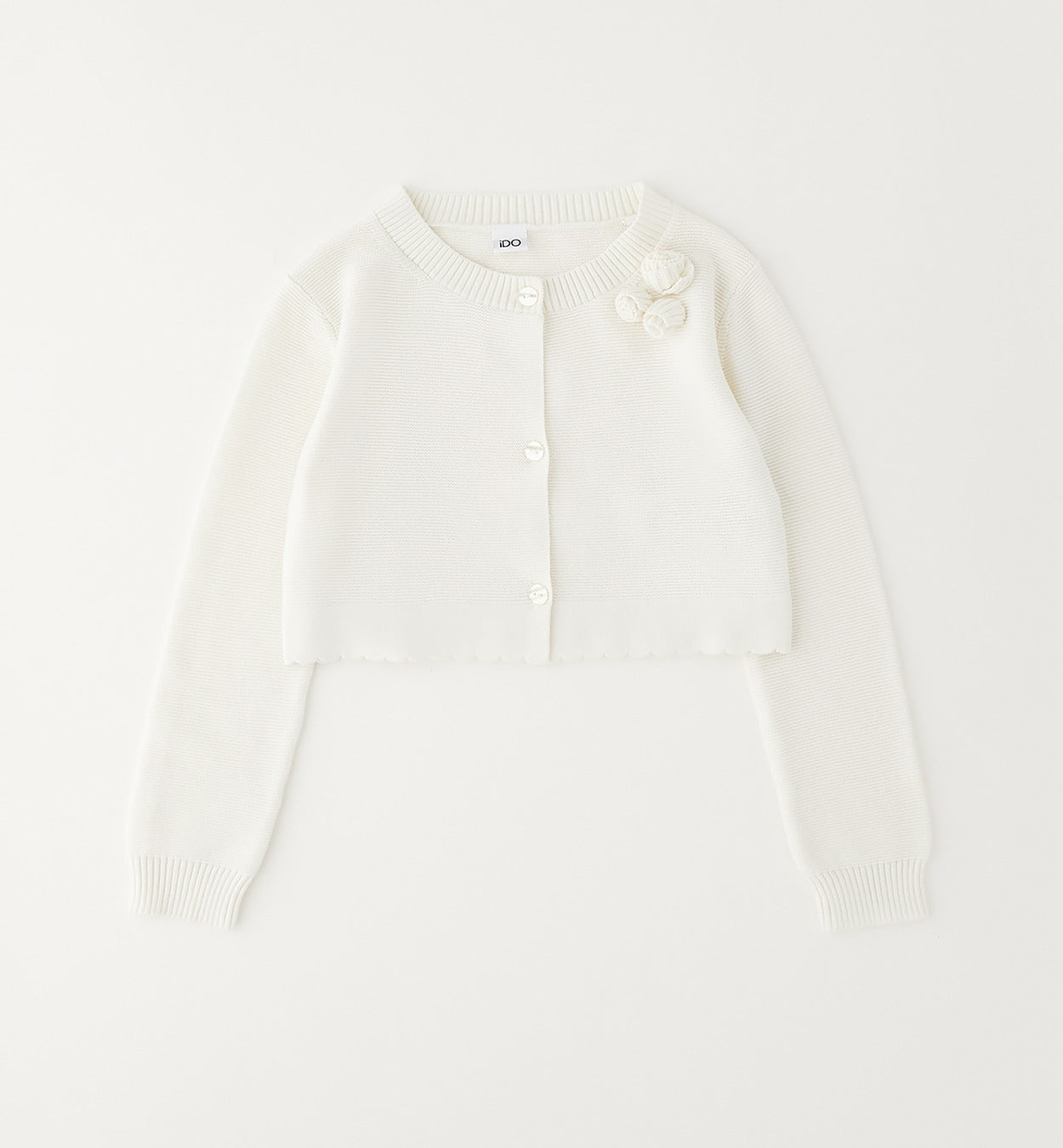 coprispalle bambina bianco elegante in cotone