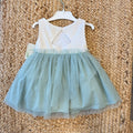 corpetto ricamato floreale vestito bambina cerimonia
