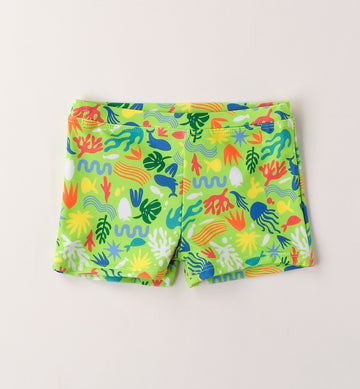 costume bimbo boxer verde fantasia marina multicolor