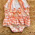 costume estivo bimba elegante per mare e piscina