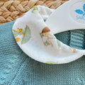 Completo pagliaccetto bimbo verde salvia con maglia e culotte fantasia animaletti