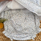 culotte coordinata fantasia floreale per neonata