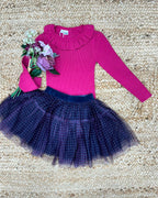 Completo con gonna in tulle