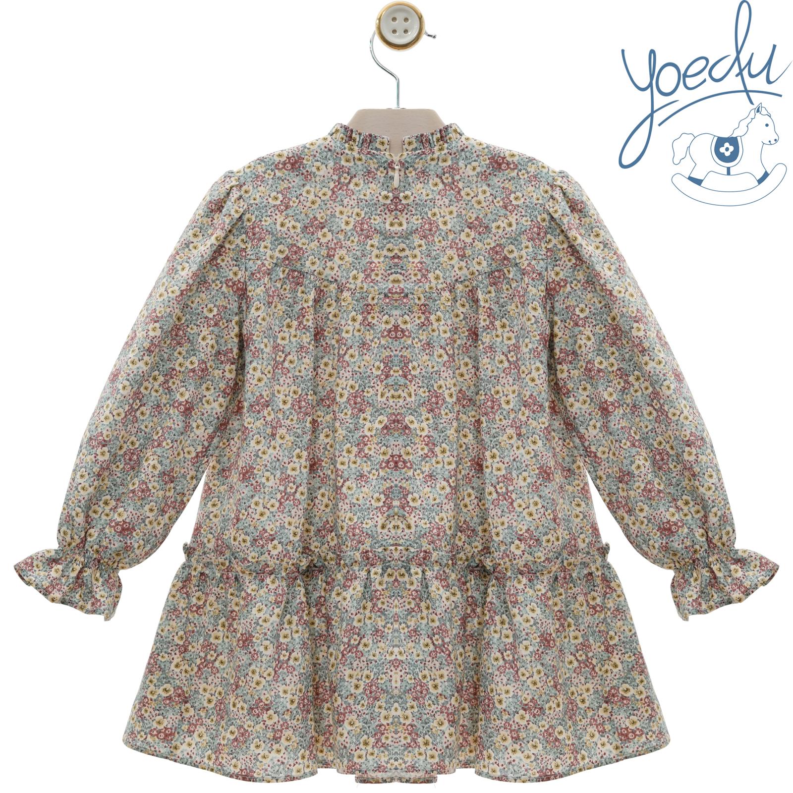 Abitino in cotone floreale dai toni pastello per un look fresco e romantico