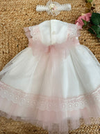 Abito in TULLE ROSA E BIANCO