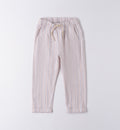 Dettaglio papillon e righe su completo bambino estivo

