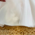 dettaglio tulle abito cerimonia bambina leggero