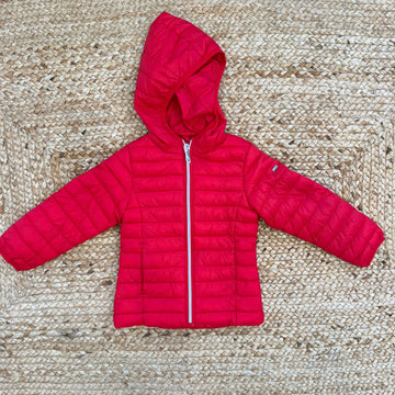 Piumino 100 grammi bimbo rosso
