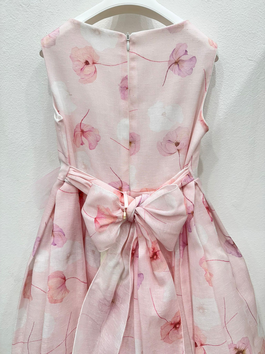 Abito fiori fucsia