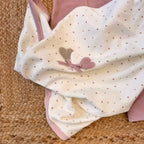 Uscita clinica neonata in ciniglia e caldo cotone con cuoricini