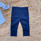 COMPLETO CAMICIA E PANTALONE BLU ELEGANZA CASUAL