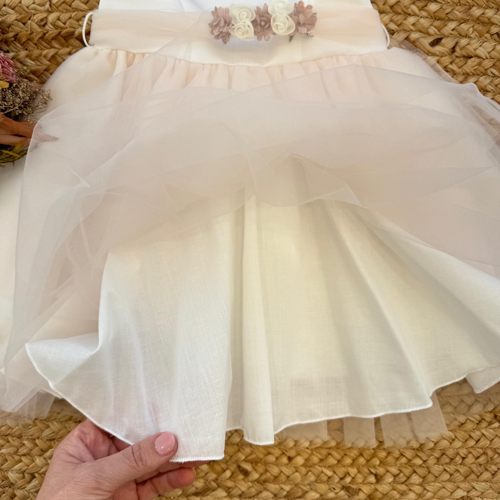 vestito battesimo bimba Made in Italy etichetta