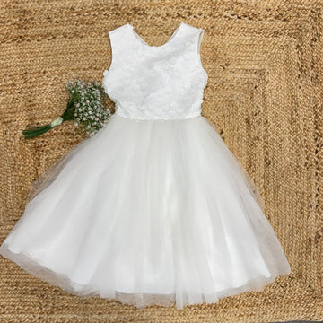 Abito da prima comunione in tulle