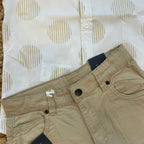 COMPLETO CAMICIA A POIS NATURALI